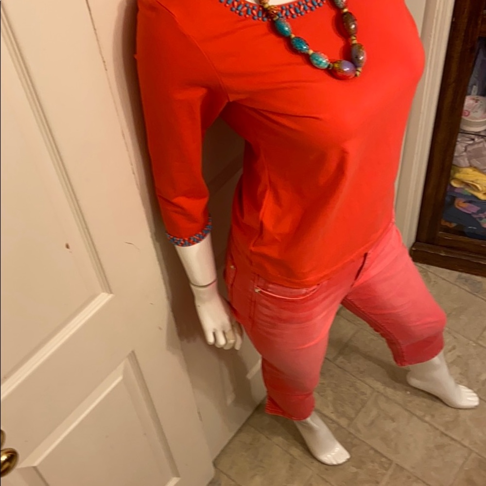 Ruby Rd.Top Small!!Cache Siz4 Capri - image 2